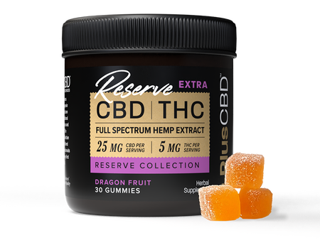Reserve EXTRA CBD Gummies | 25mg CBD, 5mg THC 30ct